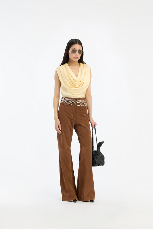 Chiffon waterfall top