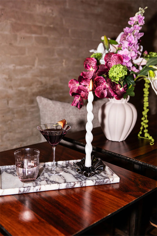 Martini glass plum