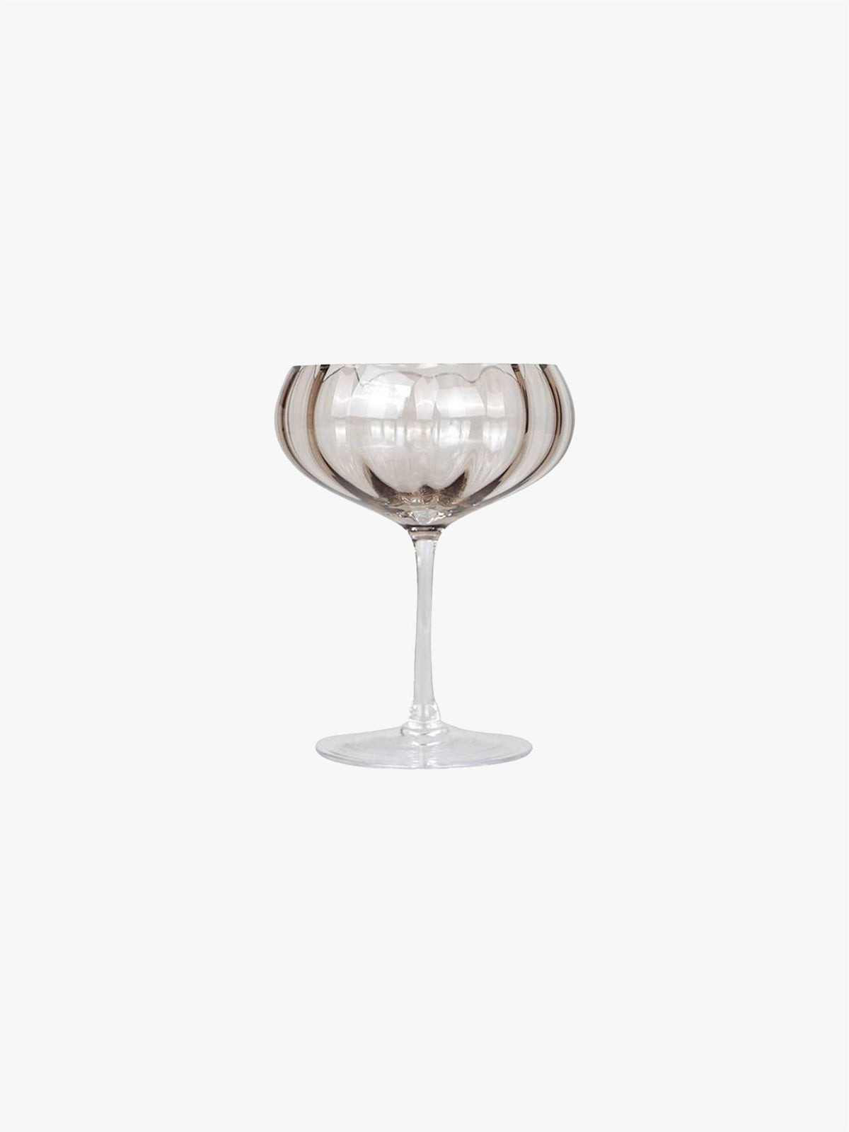 Meadow cocktail glass topaz