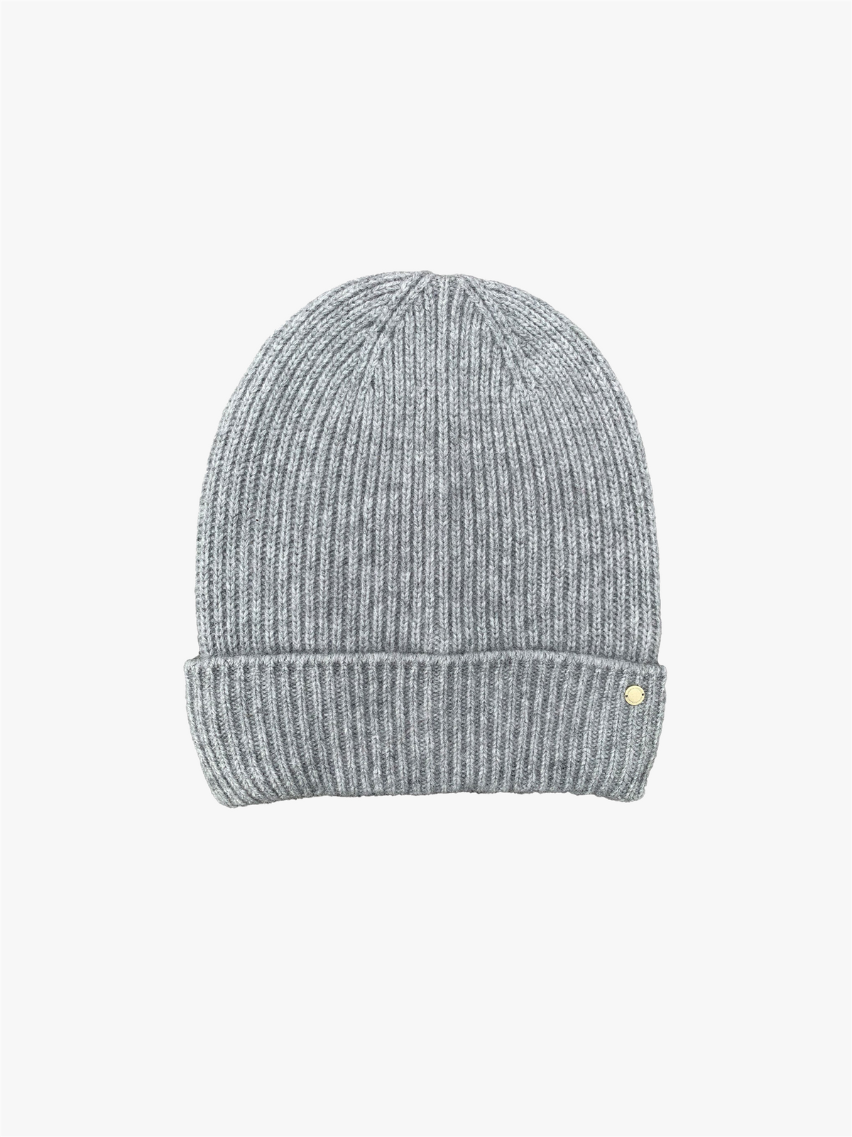 Holly cashmere ribbestrikket lue