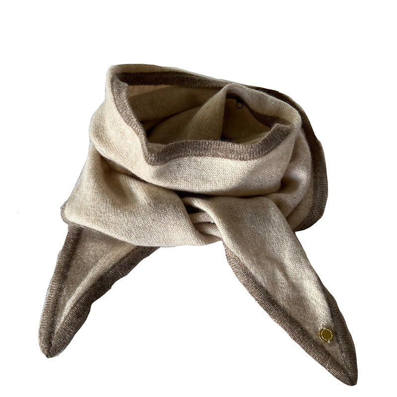 Ayla cahsmere skjerf lys beige