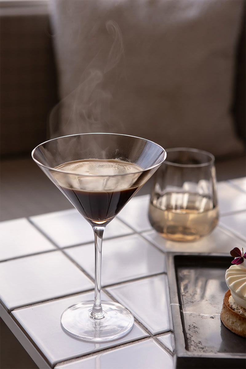 Martini glass topaz