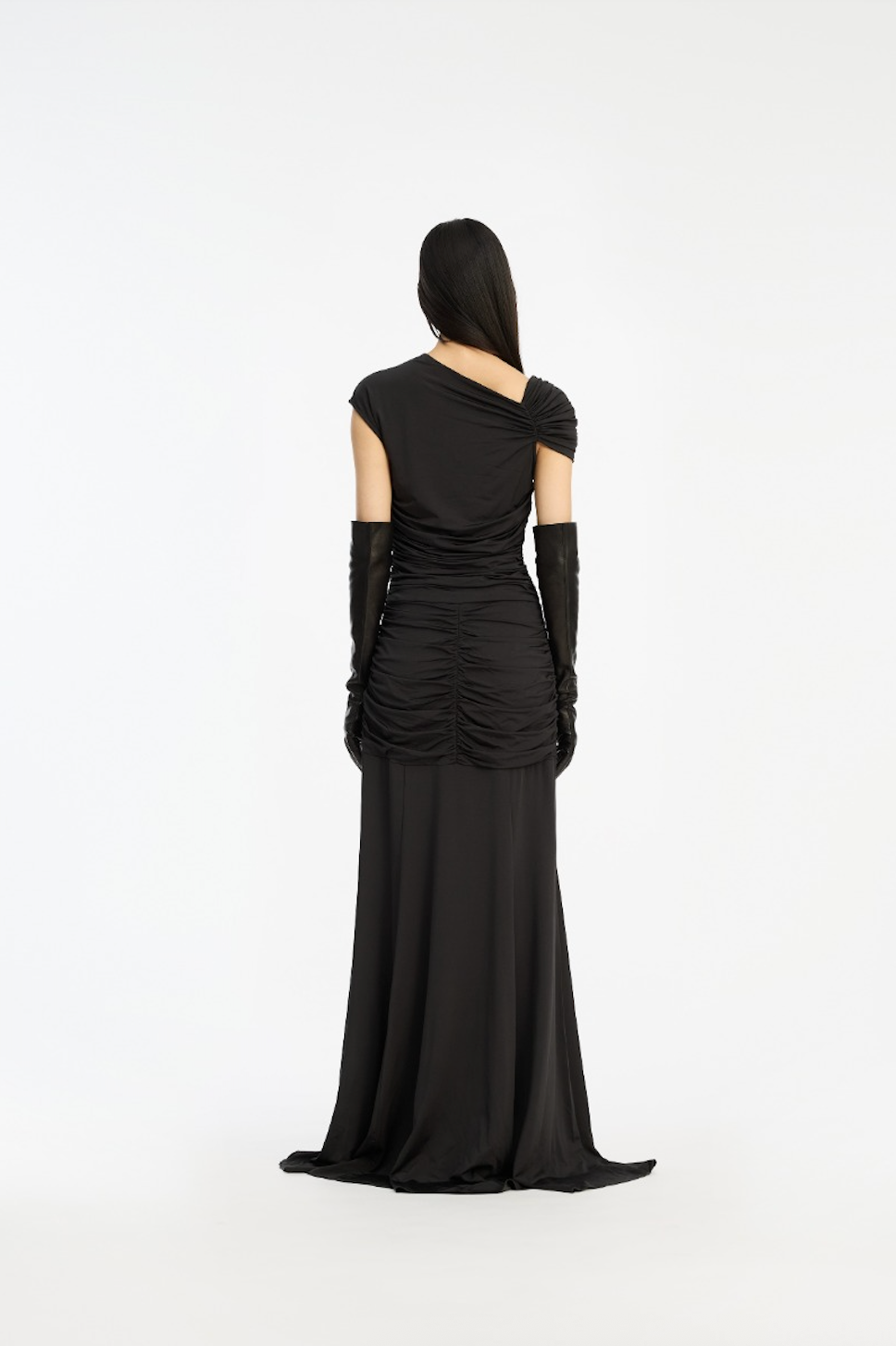 Maxi asymmetric dress