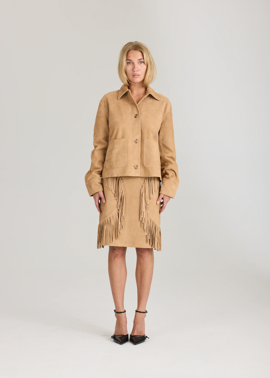 Bay fringe jacket