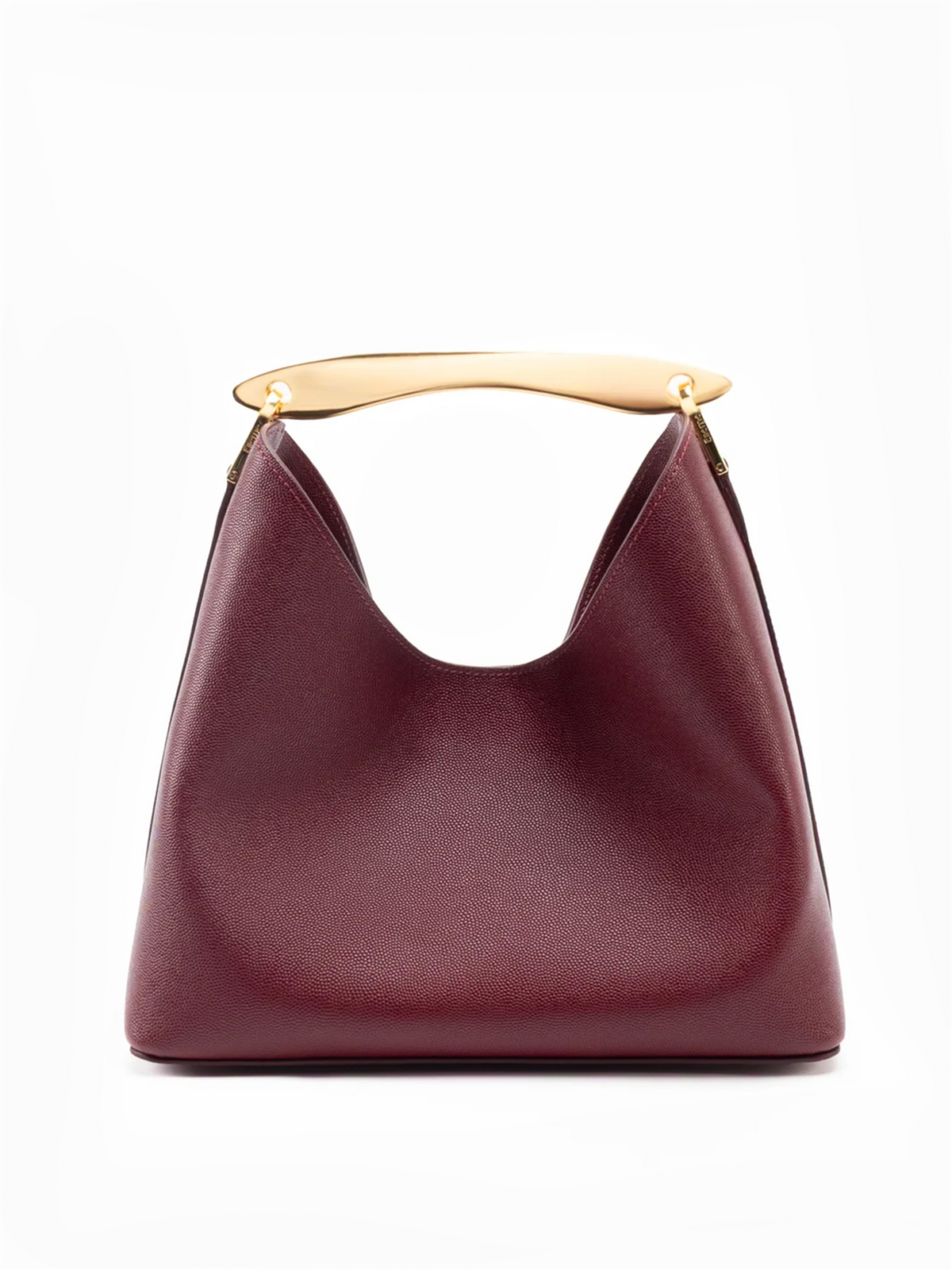 Boomerang caviar leather burgundy