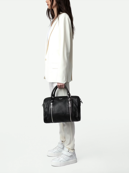 Sunny medium grained leather