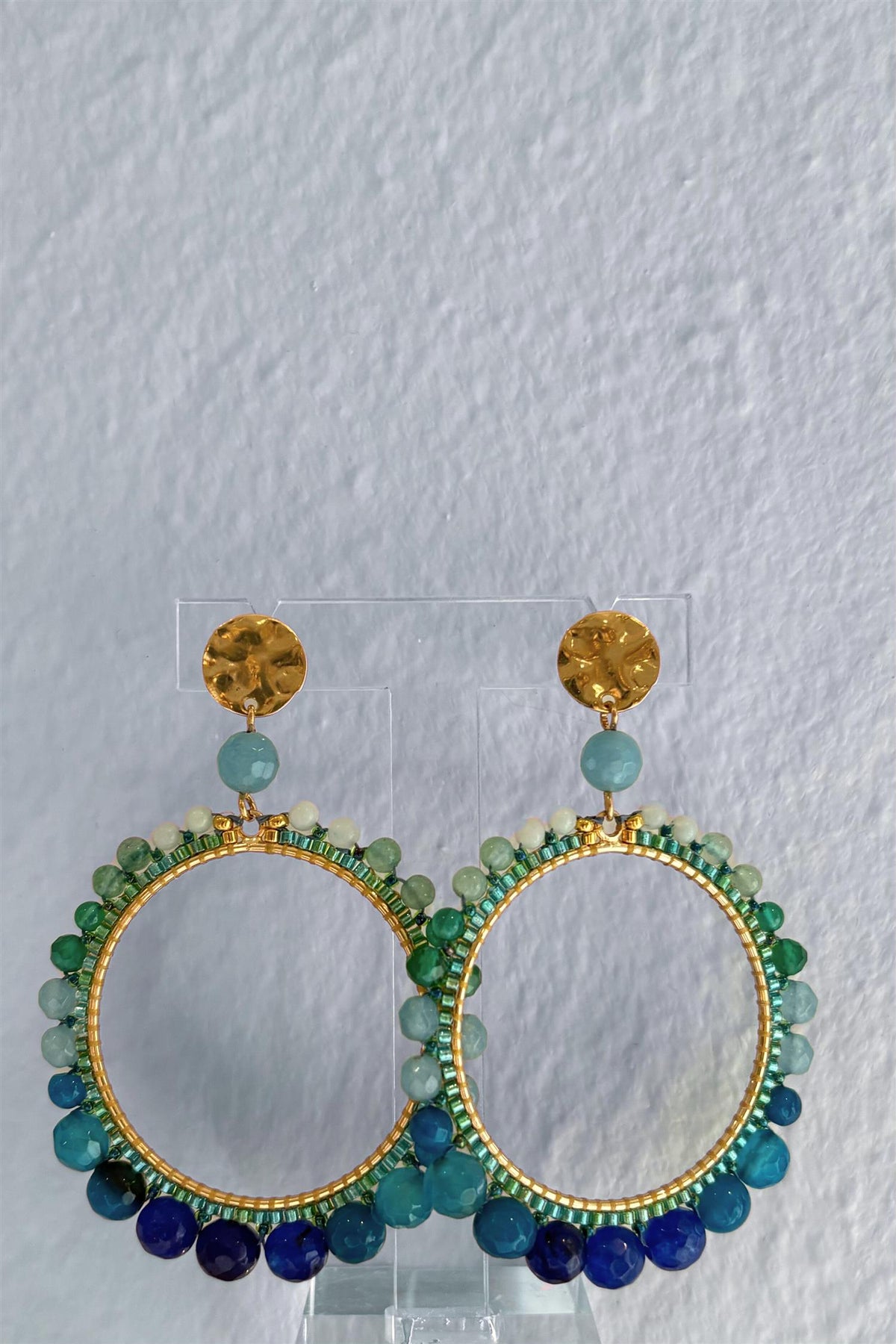 ØREDOBBER BLÅGRØNNE