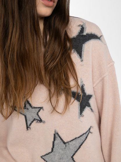 Markuz stars jumper 100% cashmere