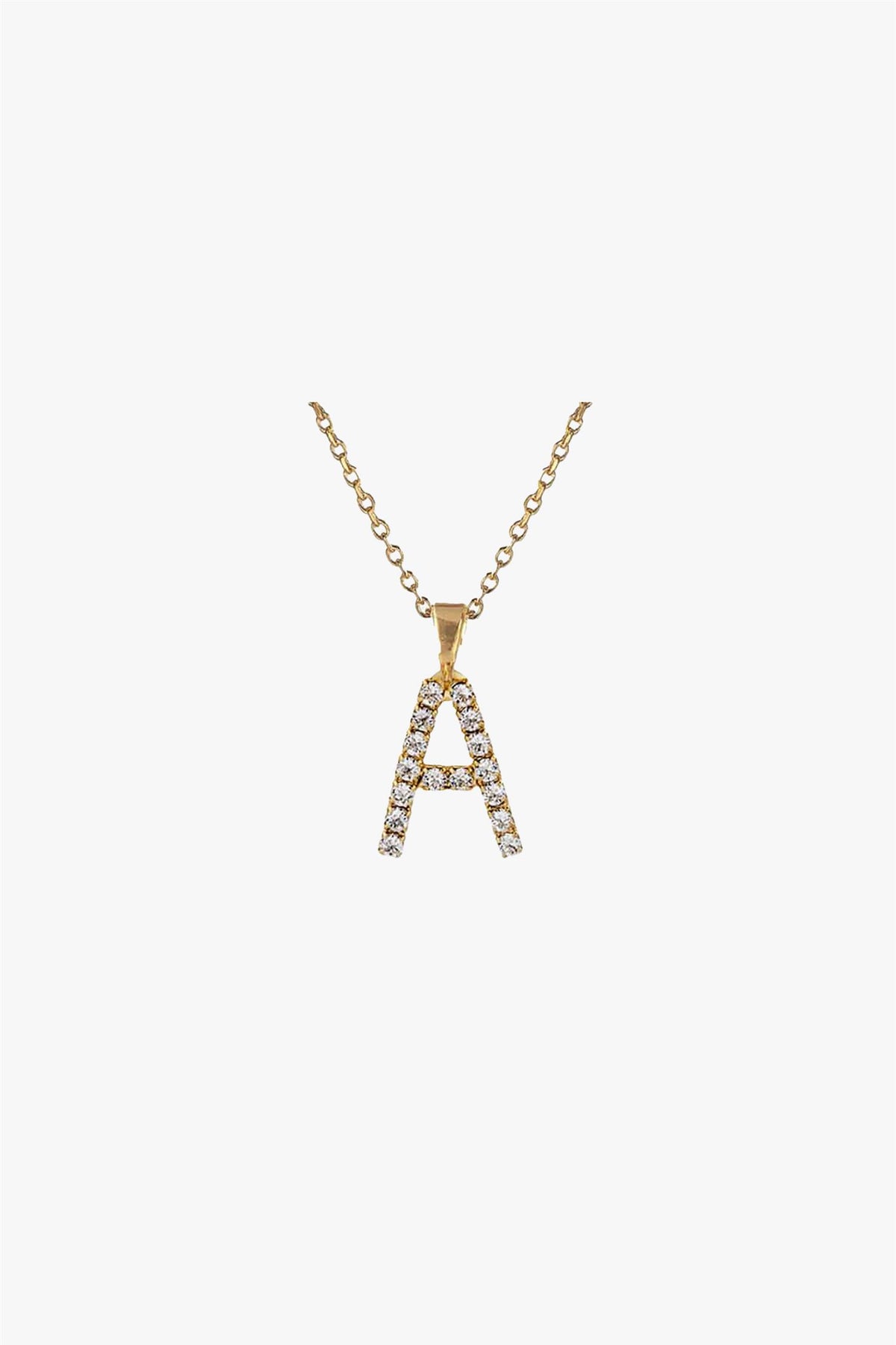 Mini Letter Necklace A