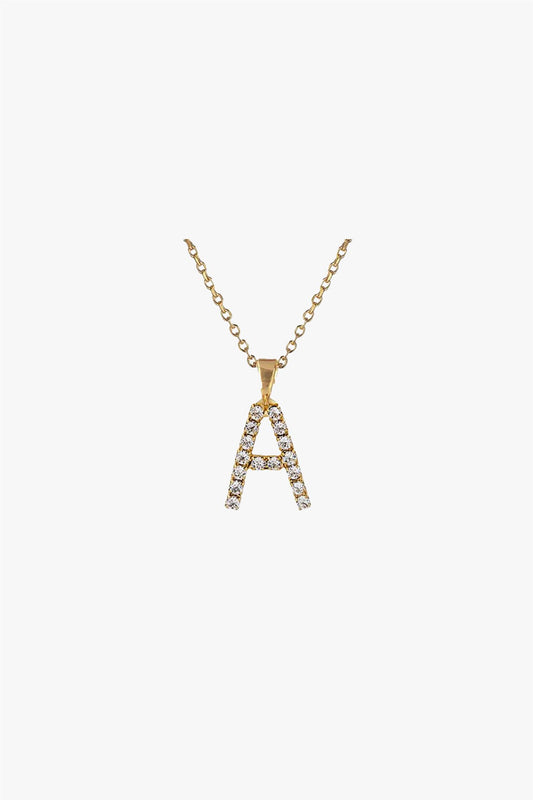 Mini Letter Necklace A