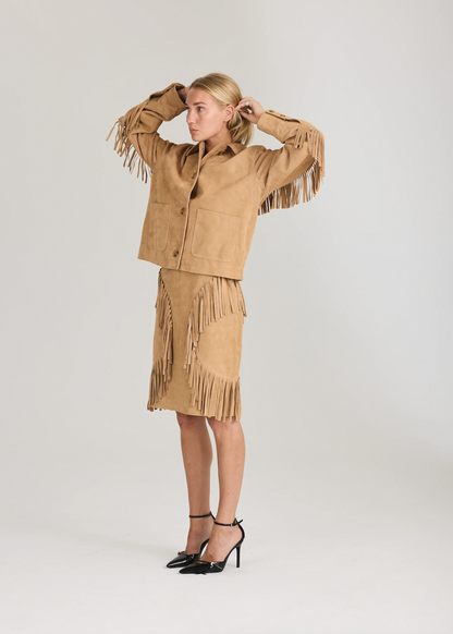 Bay fringe jacket