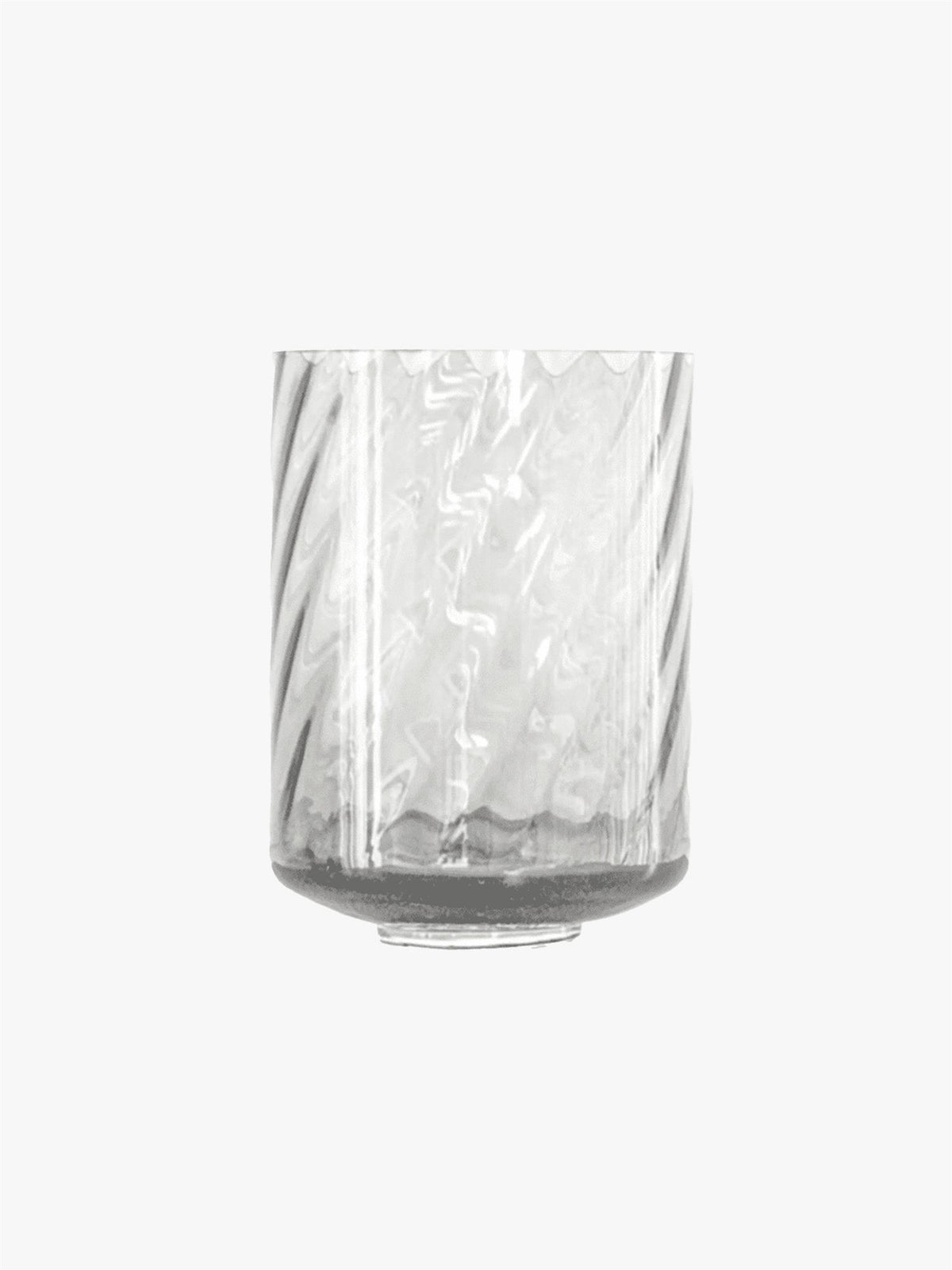 Meadow swirl cylinder vase clear