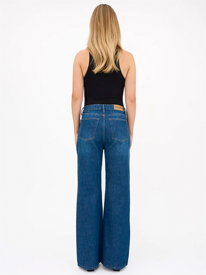 Aimee Flare Piemonte Dark Blue