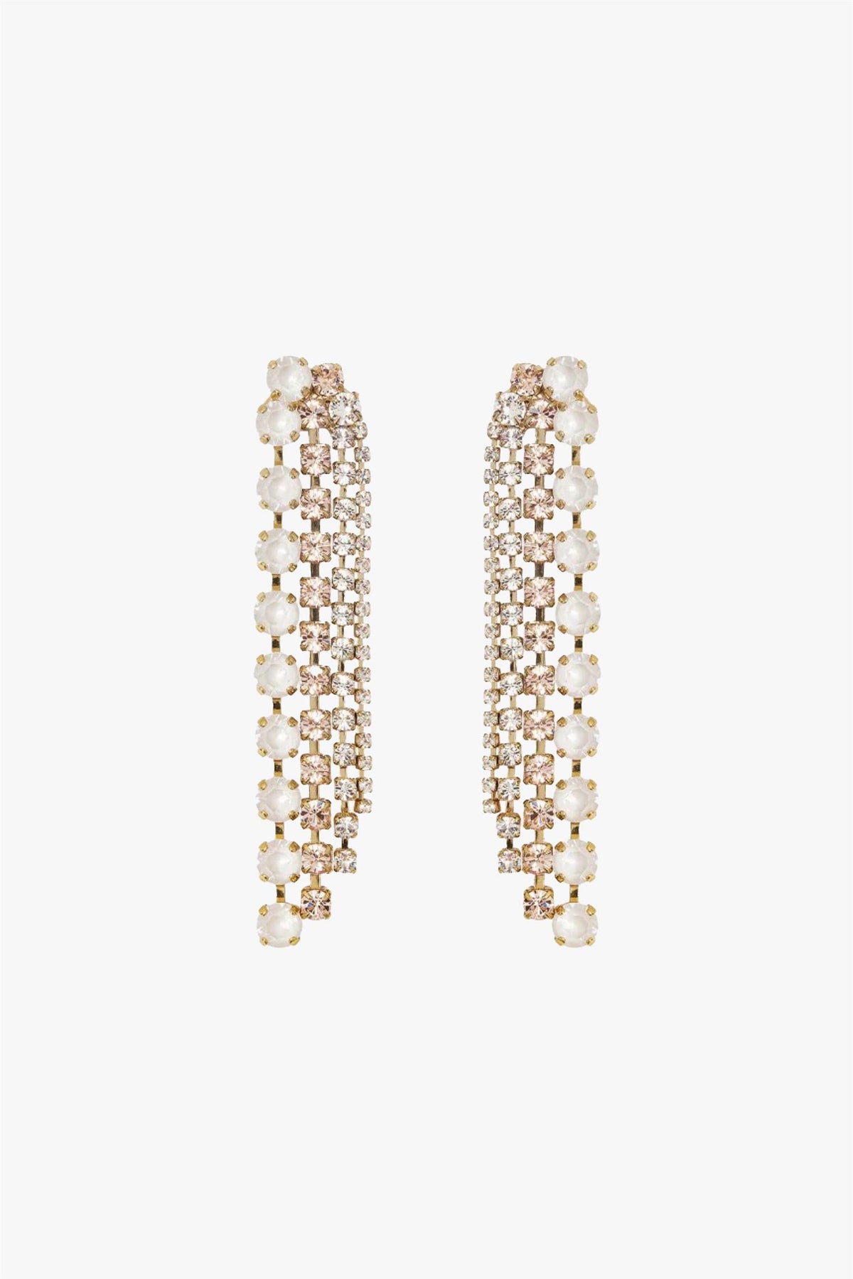 Camilia Earring Gold Electric White Combo