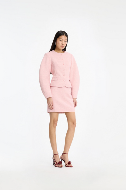 Cocoon sleeved jacket