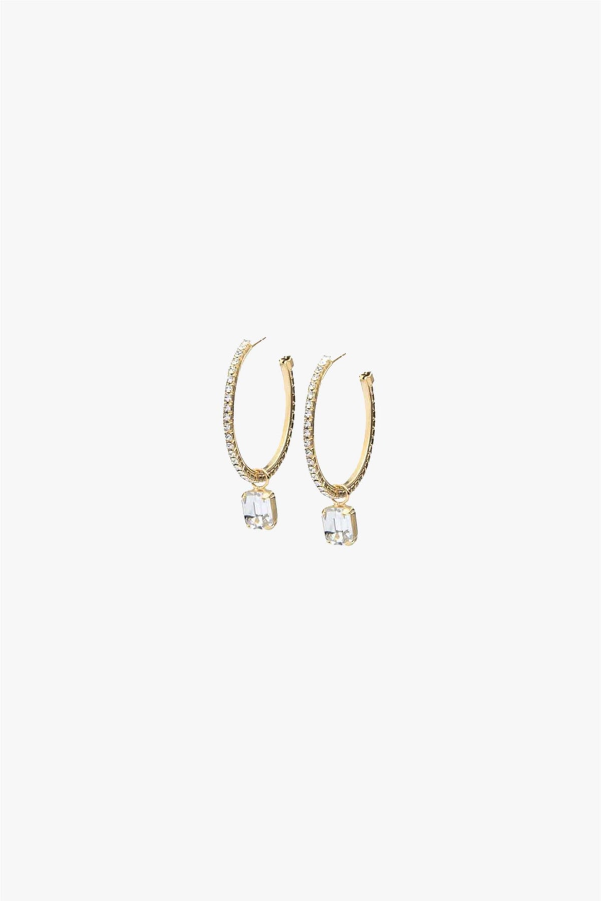 Lydia loop earrings gold