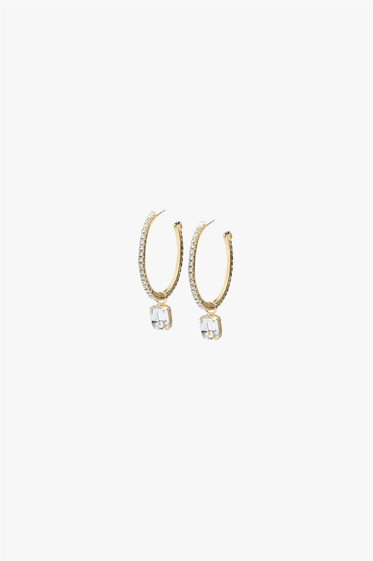 Lydia loop earrings gold