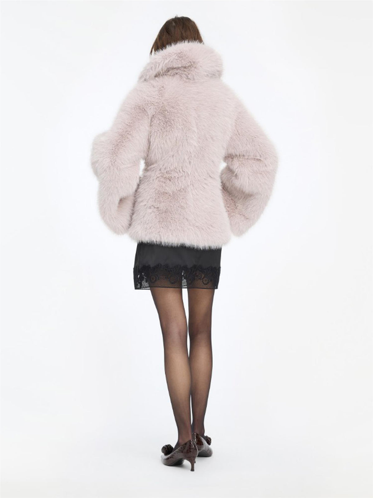 Faux Fur Flared Jacket