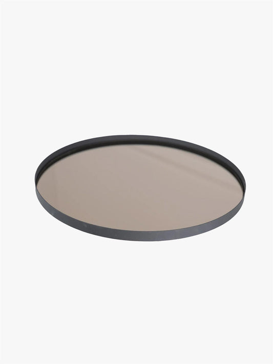 The Round Mirror Tray Bronze