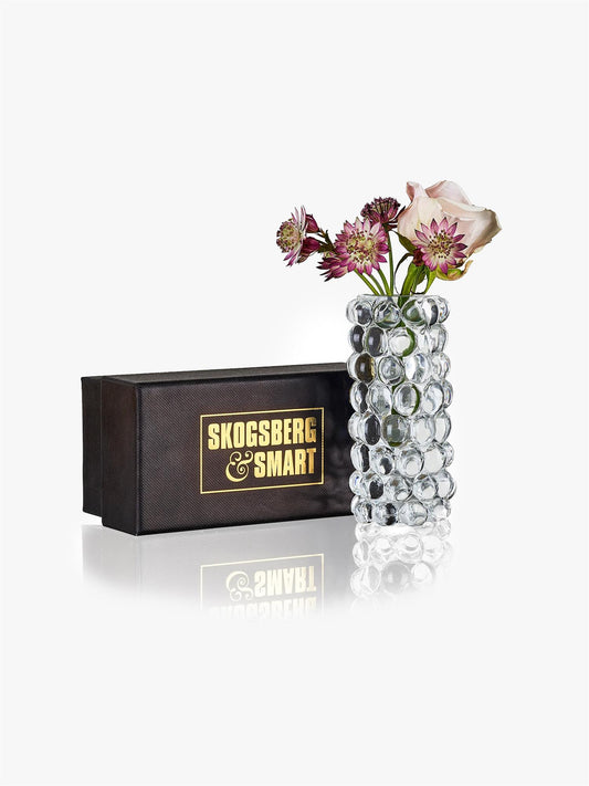 Hurricane  boule mini vase clear