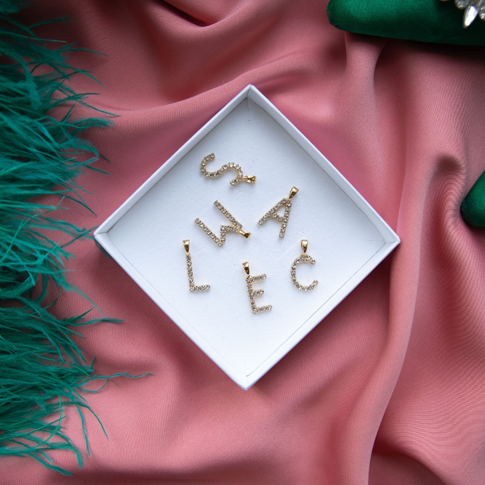 Mini Letter Necklace E
