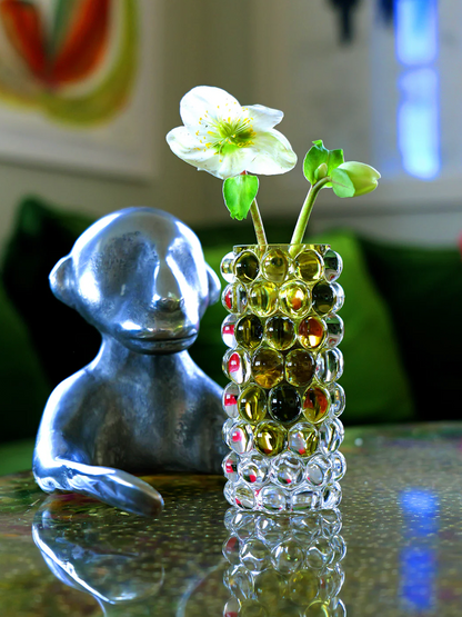 Hurricane  boule mini vase olive