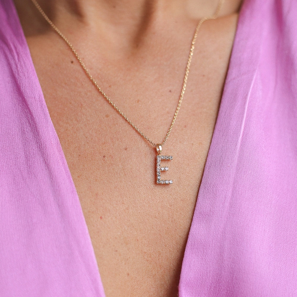 Mini Letter Necklace E