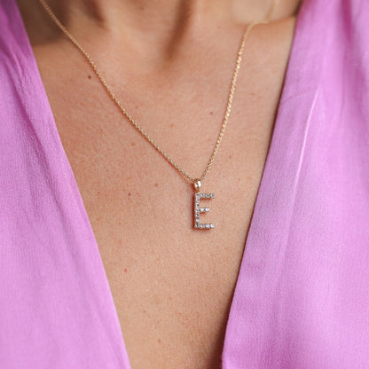 Mini Letter Necklace E