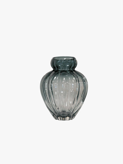 Audrey Vase Small Petrol Blue