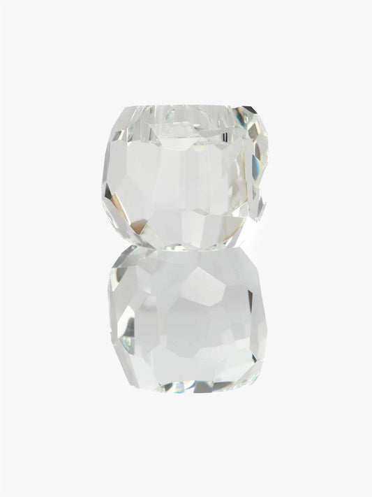 Storm t-light candle holder stacked clear
