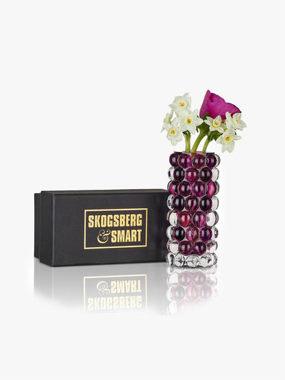 Hurricane  boule mini vase heather