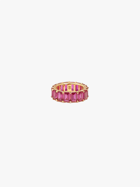 Chunky colorful ring