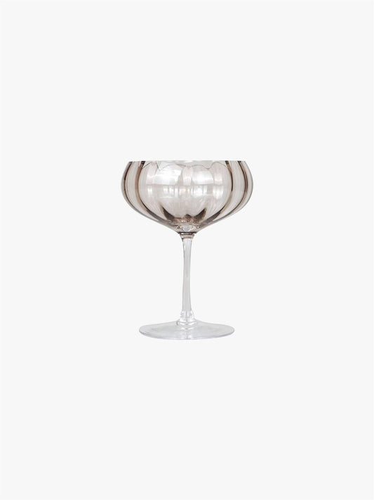 Meadow cocktail glass topaz