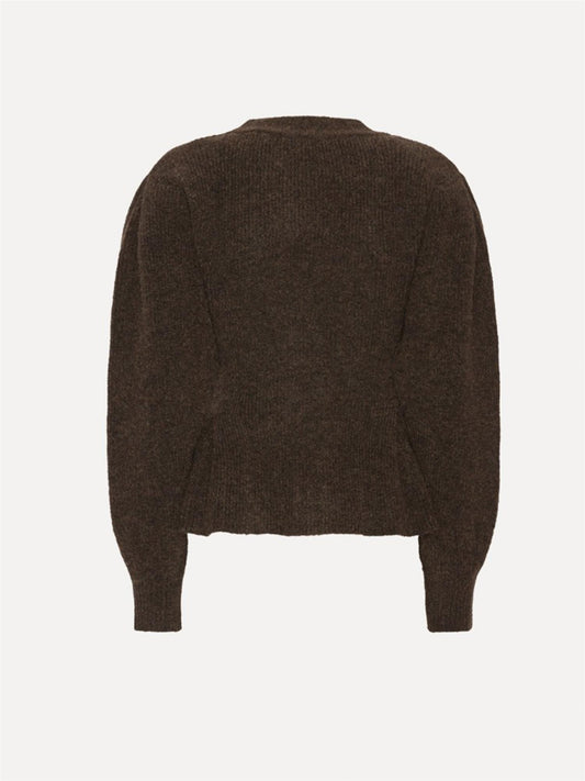 Knit Peplum Cardigan