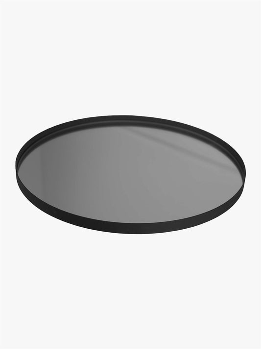 The Round Mirror Tray Grey