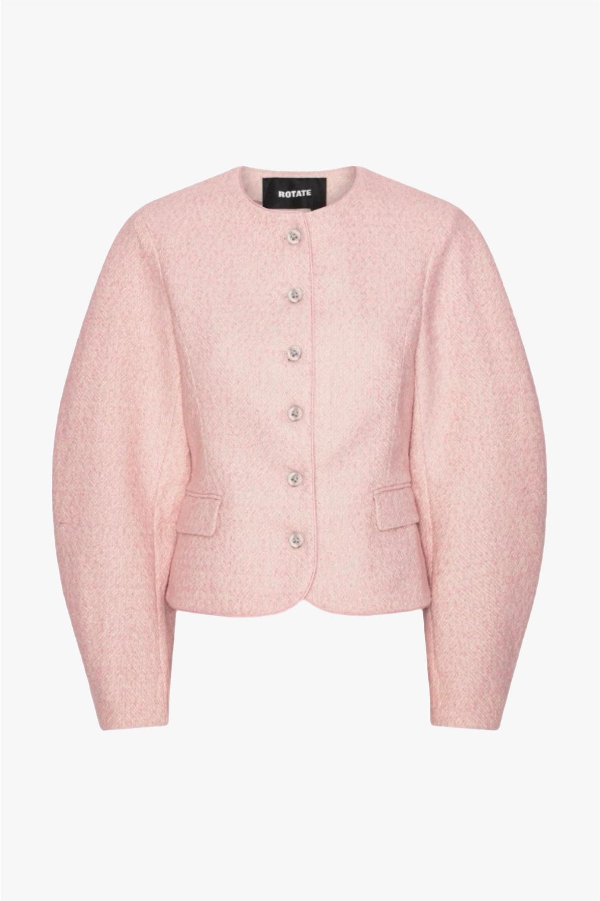 Cocoon sleeved jacket