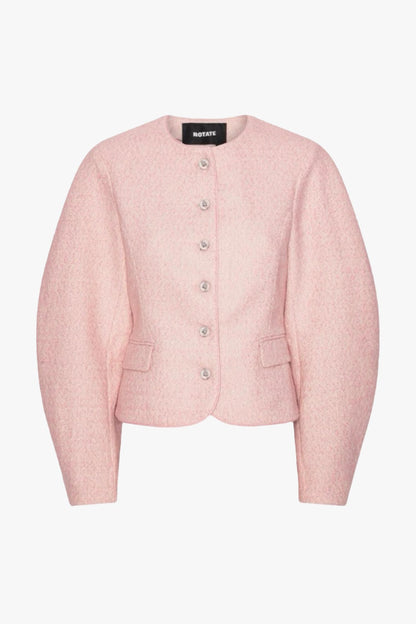 Cocoon sleeved jacket