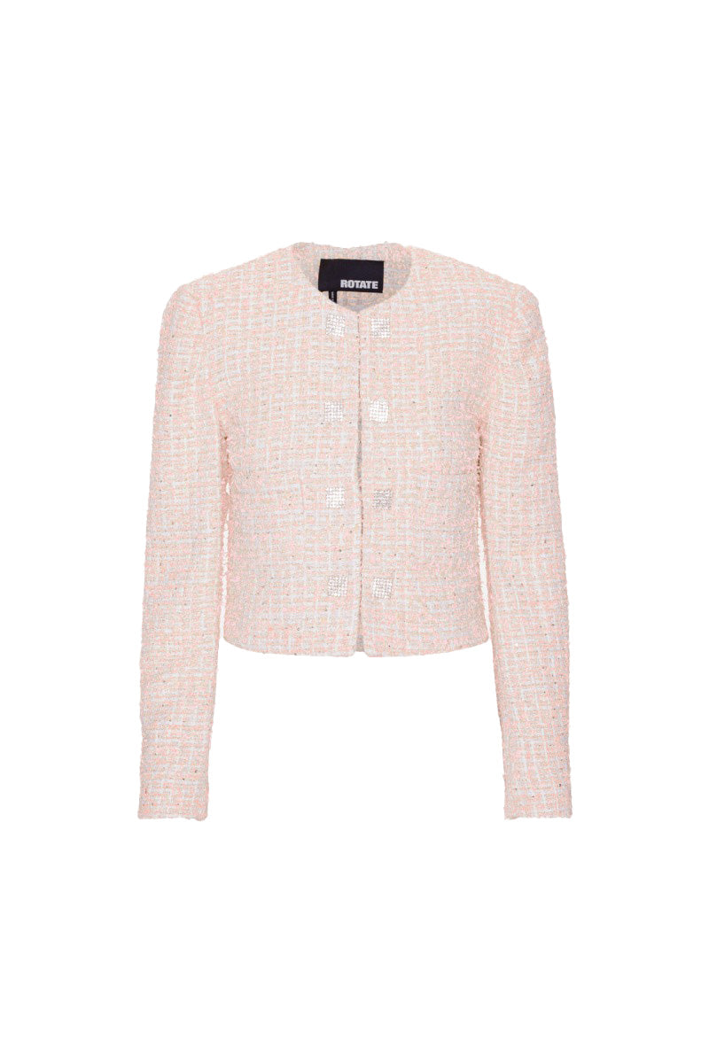 Boucle cropped jacket