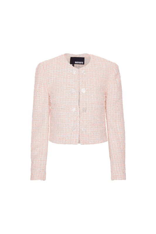 Boucle cropped jacket