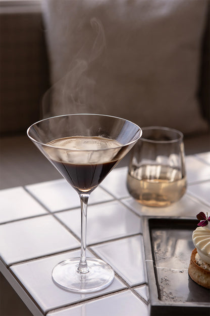 Martini glass topaz