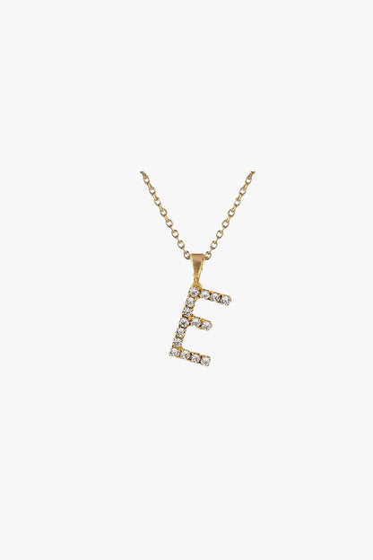 Mini Letter Necklace E