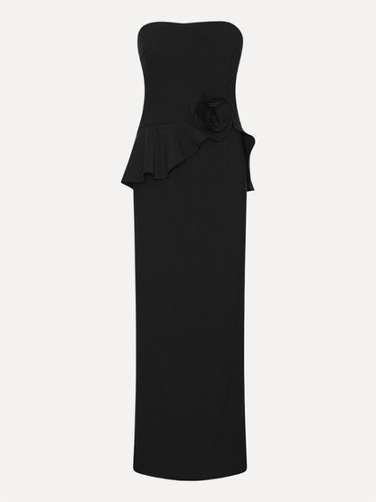 Flower Strapless Dress