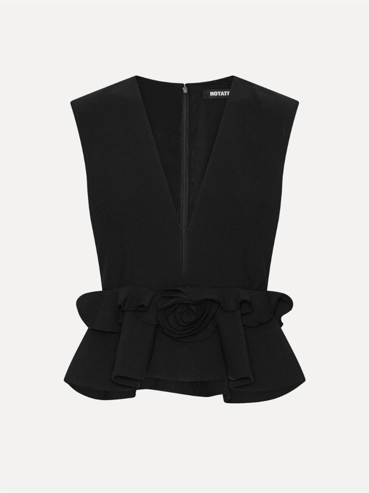 V-neck Flower Top