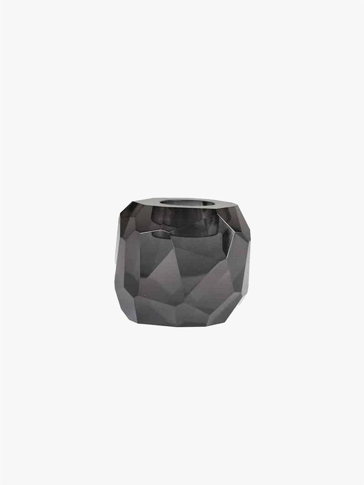 Storm t-light candle holder grey