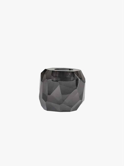 Storm t-light candle holder grey
