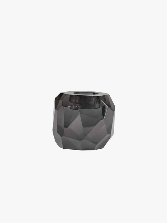 Storm t-light candle holder grey