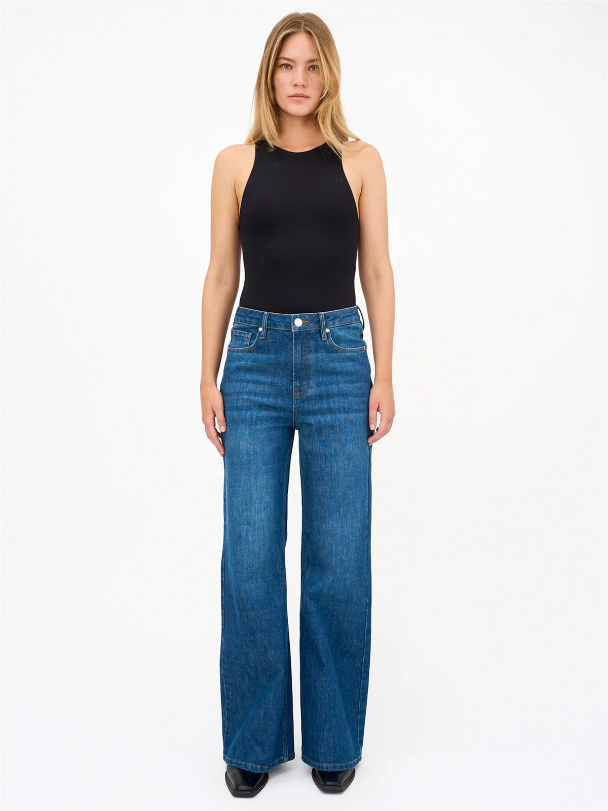 Aimee Flare Piemonte Dark Blue