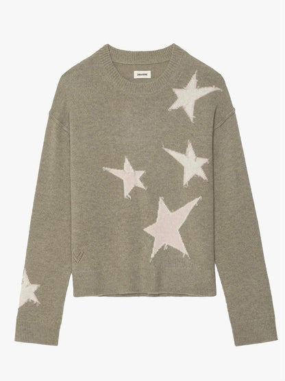 Markuz stars jumper 100% cashmere