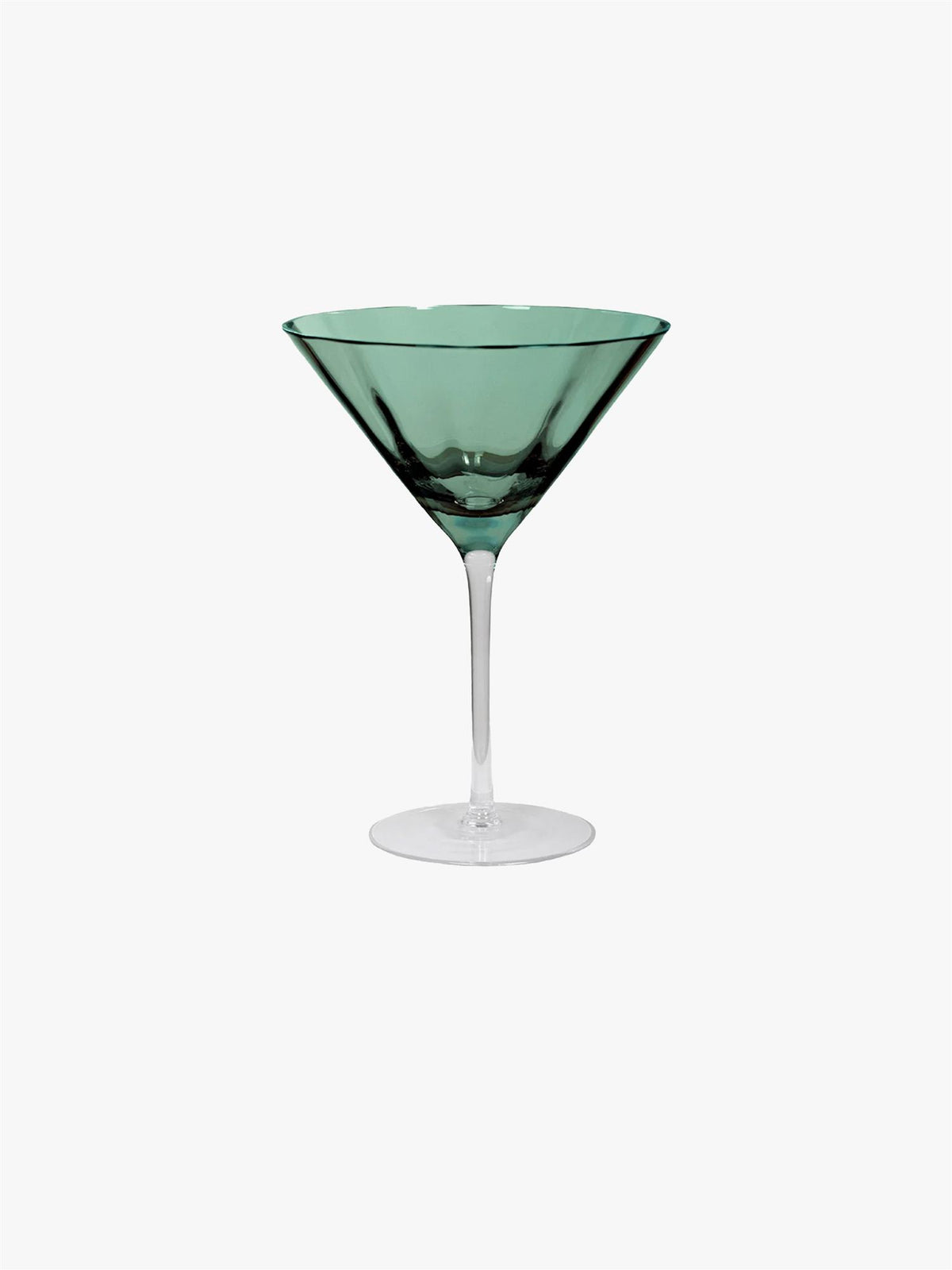 Martini glass green