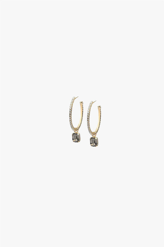 Lydia Loop Earrings Gold